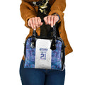 Custom New Zealand Aotearoa Shoulder Handbag Purple Maori Paua Shell Indigenous - Aussie Hoodie
