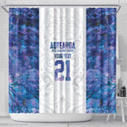 Custom New Zealand Aotearoa Shower Curtain Purple Maori Paua Shell Indigenous - Aussie Hoodie