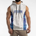 Custom New Zealand Aotearoa Sleeveless Hoodie Purple Maori Paua Shell Indigenous - Aussie Hoodie