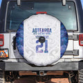 Custom New Zealand Aotearoa Spare Tire Cover Purple Maori Paua Shell Indigenous - Aussie Hoodie