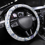 New Zealand Aotearoa Steering Wheel Cover Purple Maori Paua Shell Indigenous - Aussie Hoodie