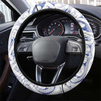 New Zealand Aotearoa Steering Wheel Cover Purple Maori Paua Shell Indigenous - Aussie Hoodie