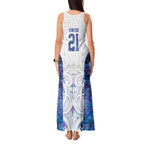 Custom New Zealand Aotearoa Tank Maxi Dress Purple Maori Paua Shell Indigenous - Aussie Hoodie