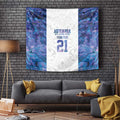 Custom New Zealand Aotearoa Tapestry Purple Maori Paua Shell Indigenous - Aussie Hoodie