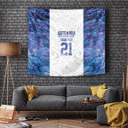 Custom New Zealand Aotearoa Tapestry Purple Maori Paua Shell Indigenous - Aussie Hoodie