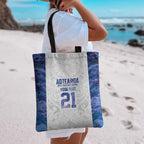 Custom New Zealand Aotearoa Tote Bag Purple Maori Paua Shell Indigenous - Aussie Hoodie