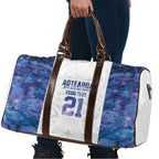 Custom New Zealand Aotearoa Travel Bag Purple Maori Paua Shell Indigenous - Aussie Hoodie
