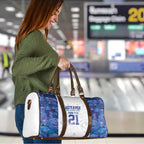 Custom New Zealand Aotearoa Travel Bag Purple Maori Paua Shell Indigenous - Aussie Hoodie