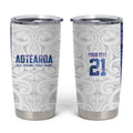 Custom New Zealand Aotearoa Tumbler Cup Purple Maori Paua Shell Indigenous - Aussie Hoodie