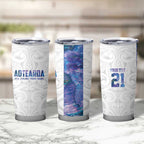 Custom New Zealand Aotearoa Tumbler Cup Purple Maori Paua Shell Indigenous - Aussie Hoodie