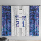Custom New Zealand Aotearoa Window Curtain Purple Maori Paua Shell Indigenous - Aussie Hoodie