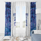 Custom New Zealand Aotearoa Window Curtain Purple Maori Paua Shell Indigenous - Aussie Hoodie