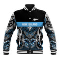 World Cricket Custom New Zealand Baseball Jacket Kia kaha nga Potae Pango