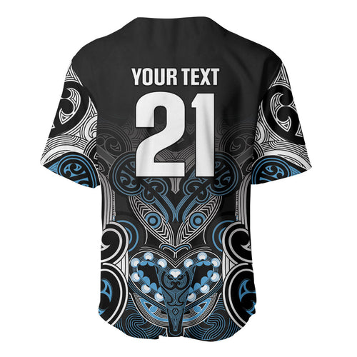 World Cricket Custom New Zealand Baseball Jersey Kia kaha nga Potae Pango