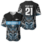 World Cricket Custom New Zealand Baseball Jersey Kia kaha nga Potae Pango