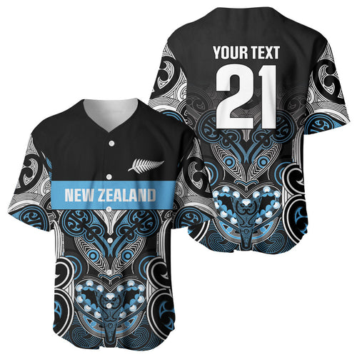 World Cricket Custom New Zealand Baseball Jersey Kia kaha nga Potae Pango