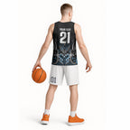 World Cricket Custom New Zealand Basketball Jersey Kia kaha nga Potae Pango