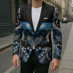 World Cricket Custom New Zealand Blazer Kia kaha nga Potae Pango