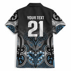 World Cricket Custom New Zealand Hawaiian Shirt Kia kaha nga Potae Pango