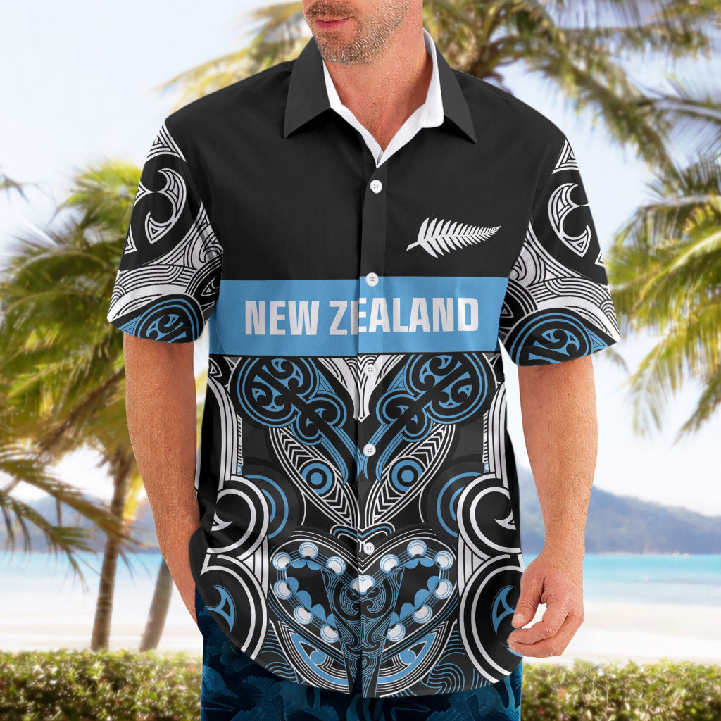 World Cricket Custom New Zealand Hawaiian Shirt Kia kaha nga Potae Pango