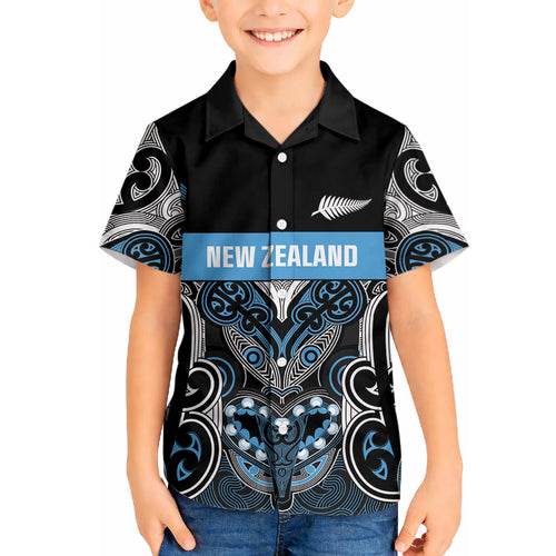 World Cricket Custom New Zealand Hawaiian Shirt Kia kaha nga Potae Pango