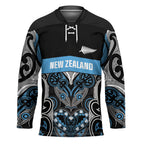World Cricket Custom New Zealand Hockey Jersey Kia kaha nga Potae Pango