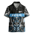 World Cricket Custom New Zealand Kid Hawaiian Shirt Kia kaha nga Potae Pango