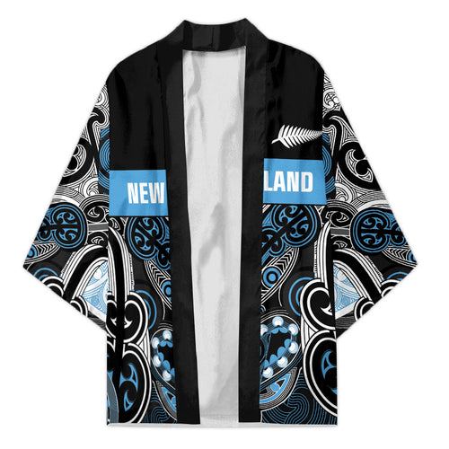 World Cricket Custom New Zealand Kimono Kia kaha nga Potae Pango