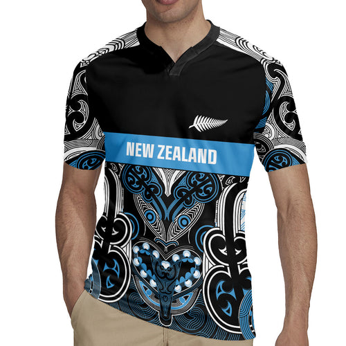 World Cricket Custom New Zealand Rugby Jersey Kia kaha nga Potae Pango