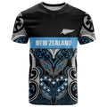 World Cricket Custom New Zealand T Shirt Kia kaha nga Potae Pango