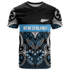 World Cricket Custom New Zealand T Shirt Kia kaha nga Potae Pango