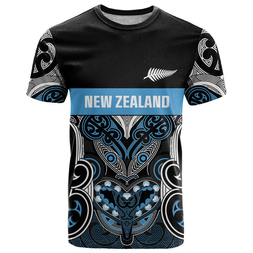 World Cricket Custom New Zealand T Shirt Kia kaha nga Potae Pango