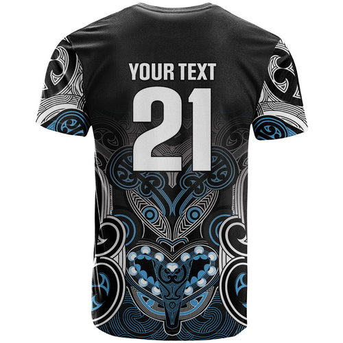World Cricket Custom New Zealand T Shirt Kia kaha nga Potae Pango