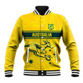 World Cricket Custom Australia Baseball Jacket Aussie! Aussie! Oi! Oi! Oi!
