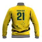 World Cricket Custom Australia Baseball Jacket Aussie! Aussie! Oi! Oi! Oi!