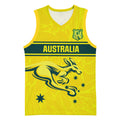 World Cricket Custom Australia Basketball Jersey Aussie! Aussie! Oi! Oi! Oi!