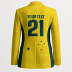 World Cricket Custom Australia Blazer Aussie! Aussie! Oi! Oi! Oi!