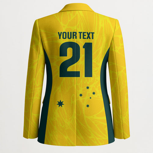 World Cricket Custom Australia Blazer Aussie! Aussie! Oi! Oi! Oi!