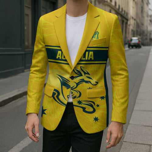 World Cricket Custom Australia Blazer Aussie! Aussie! Oi! Oi! Oi!