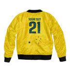 World Cricket Custom Australia Bomber Jacket Aussie! Aussie! Oi! Oi! Oi!