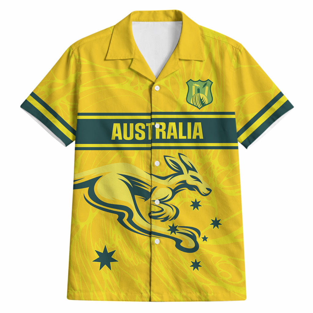 World Cricket Custom Australia Hawaiian Shirt Aussie! Aussie! Oi! Oi! Oi!