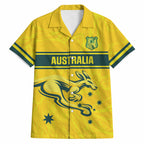 World Cricket Custom Australia Hawaiian Shirt Aussie! Aussie! Oi! Oi! Oi!