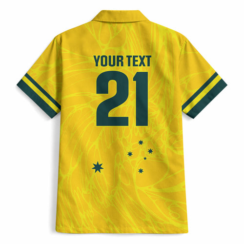 World Cricket Custom Australia Hawaiian Shirt Aussie! Aussie! Oi! Oi! Oi!