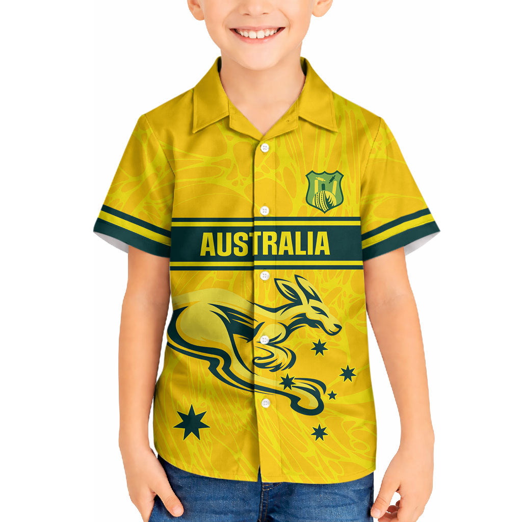 World Cricket Custom Australia Hawaiian Shirt Aussie! Aussie! Oi! Oi! Oi!