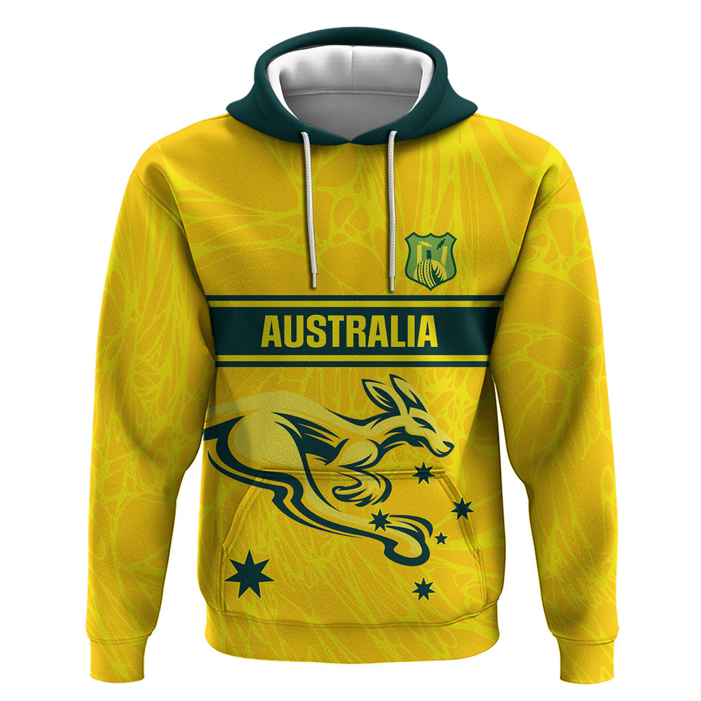 World Cricket Custom Australia Hoodie Aussie! Aussie! Oi! Oi! Oi!