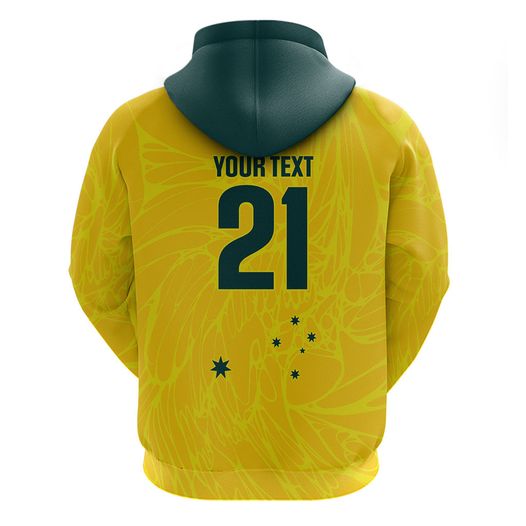 World Cricket Custom Australia Hoodie Aussie! Aussie! Oi! Oi! Oi!