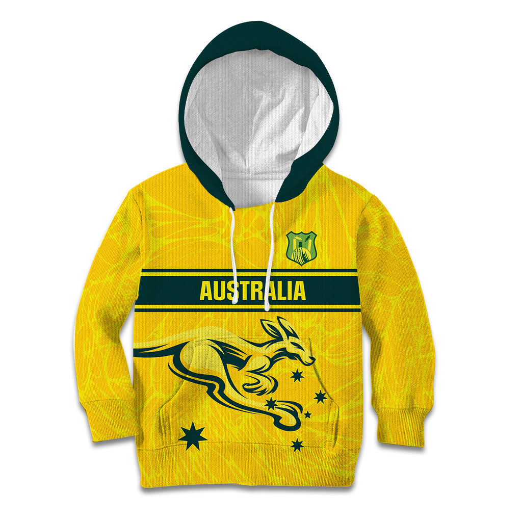 World Cricket Custom Australia Kid Hoodie Aussie! Aussie! Oi! Oi! Oi!