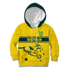 World Cricket Custom Australia Kid Hoodie Aussie! Aussie! Oi! Oi! Oi!