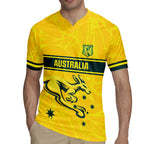 World Cricket Custom Australia Rugby Jersey Aussie! Aussie! Oi! Oi! Oi!
