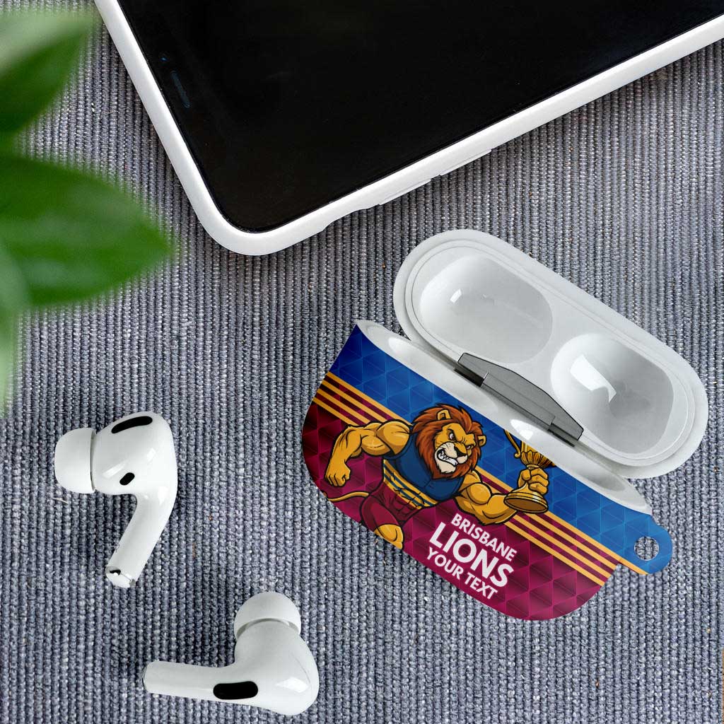 Custom Pride of Brisbane Champion Roar AirPods Case - Aussie Hoodie